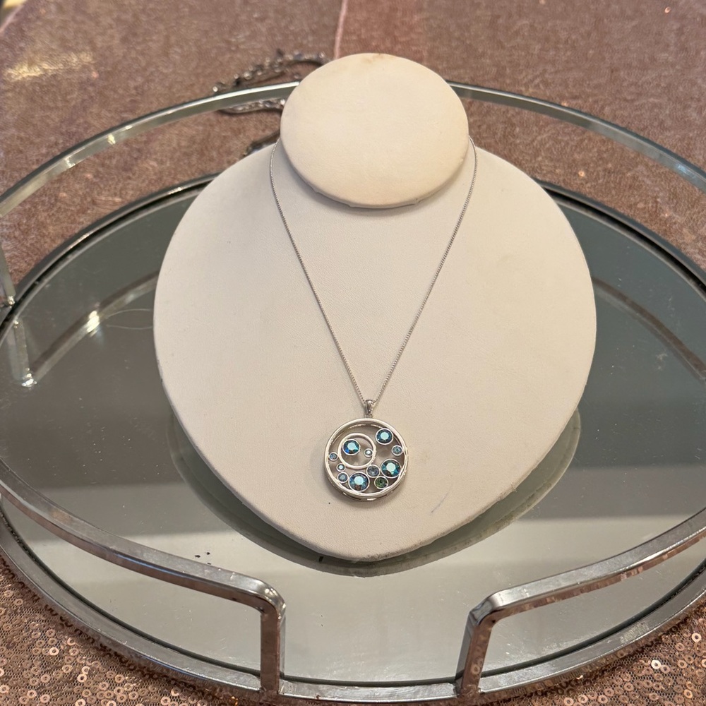 Touchstone Crystal by Swarovski “Floating Bubbles” Necklace - Picture 3 of 4